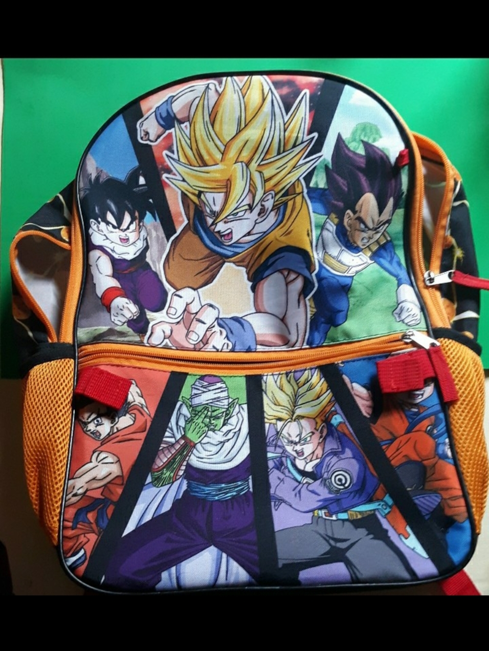 Dragon Ball Z Kids Backpack - Orange/Black